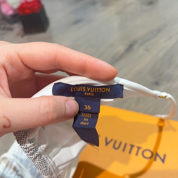 Authentic Louis Vuitton Matching Swimsuit-White - Picture 4 of 5